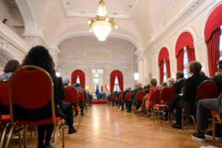 10-Voyage apostolique au Luxembourg : Rencontre avec les autorités, la société civile et le corps diplomatique