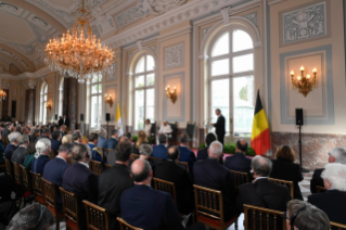 4-Apostolic Journey to Luxembourg and Belgium: Meeting with the Authorities and the Civil Society 