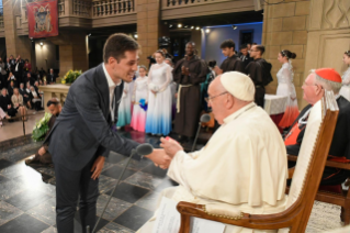 3-Voyage apostolique au Luxembourg : Rencontre avec la communauté catholique