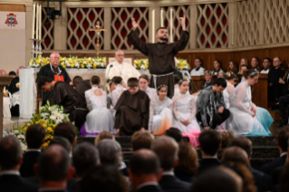 18-Voyage apostolique au Luxembourg : Rencontre avec la communauté catholique