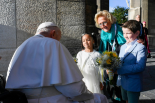 2-Viaje apostólico a Luxemburgo y Bélgica: Encuentro con obispos, sacerdotes, diáconos, personas consagradas, seminaristas y operadores pastorales en la basílica del Sagrado Corazón de Koekelberg 