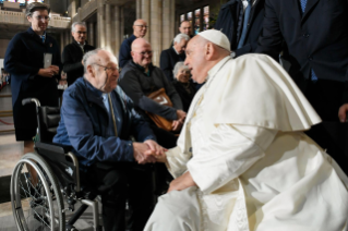 7-Viaje apostólico a Luxemburgo y Bélgica: Encuentro con obispos, sacerdotes, diáconos, personas consagradas, seminaristas y operadores pastorales en la basílica del Sagrado Corazón de Koekelberg 