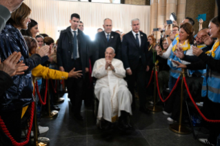3-Viaje apostólico a Luxemburgo y Bélgica: Encuentro con obispos, sacerdotes, diáconos, personas consagradas, seminaristas y operadores pastorales en la basílica del Sagrado Corazón de Koekelberg 