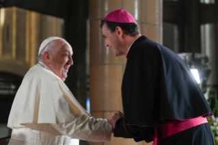 11-Viaje apostólico a Luxemburgo y Bélgica: Encuentro con obispos, sacerdotes, diáconos, personas consagradas, seminaristas y operadores pastorales en la basílica del Sagrado Corazón de Koekelberg 