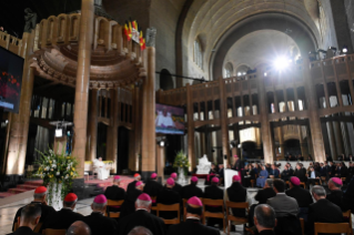 9-Viaje apostólico a Luxemburgo y Bélgica: Encuentro con obispos, sacerdotes, diáconos, personas consagradas, seminaristas y operadores pastorales en la basílica del Sagrado Corazón de Koekelberg 