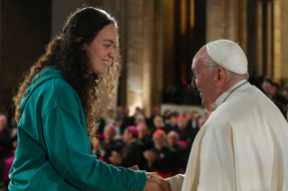 13-Viaje apostólico a Luxemburgo y Bélgica: Encuentro con obispos, sacerdotes, diáconos, personas consagradas, seminaristas y operadores pastorales en la basílica del Sagrado Corazón de Koekelberg 