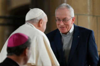 15-Viaje apostólico a Luxemburgo y Bélgica: Encuentro con obispos, sacerdotes, diáconos, personas consagradas, seminaristas y operadores pastorales en la basílica del Sagrado Corazón de Koekelberg 