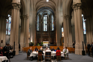 5-Viagem Apostólica ao Luxemburgo e à Bélgica: Encontro na paróquia de Saint Gilles