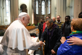 11-Viagem Apostólica ao Luxemburgo e à Bélgica: Encontro na paróquia de Saint Gilles