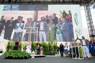 27-Visit to Verona: The Holy Father chairs the meeting "Arena of Peace: Justice and Peace embrace"
