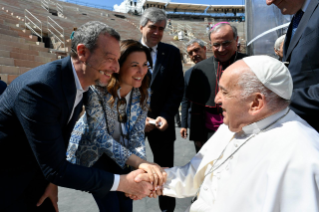 33-Visit to Verona: The Holy Father chairs the meeting "Arena of Peace: Justice and Peace embrace"