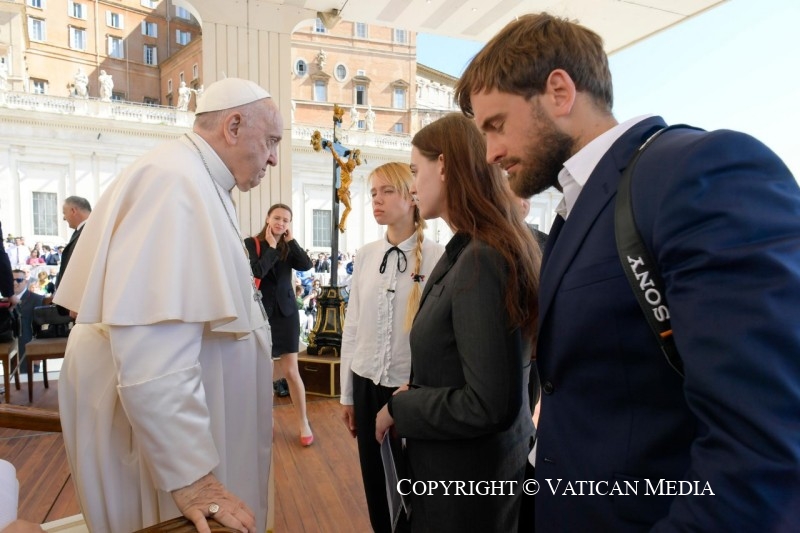 El Papa Francisco, en la audiencia