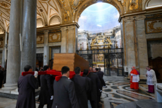 14-Interment of the coffin of the Roman Pontiff Francis