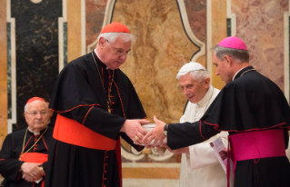 3-Feier zum 65-jährigen Priesterjubiläum des emeritierten Papstes Benedikt XVI.