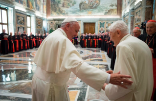 9-Feier zum 65-jährigen Priesterjubiläum des emeritierten Papstes Benedikt XVI.