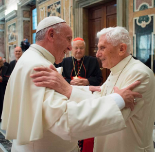 13-Feier zum 65-jährigen Priesterjubiläum des emeritierten Papstes Benedikt XVI.
