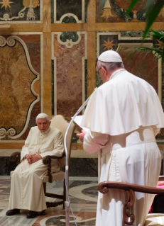 6-Feier zum 65-jährigen Priesterjubiläum des emeritierten Papstes Benedikt XVI.