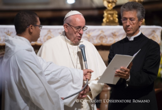 15-Besuch von Papst Franziskus in Assisi zum Weltgebetstag für den Frieden “Durst nach Frieden. Religionen und Kulturen im Dialog”