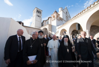 20-Besuch von Papst Franziskus in Assisi zum Weltgebetstag für den Frieden “Durst nach Frieden. Religionen und Kulturen im Dialog”