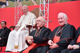 1-Meeting of the Neocatechumenal Way in the Roman neighbourhood of Tor Vergata, on the occasion of the fiftieth anniversary of the “Way”