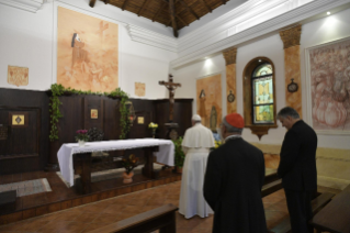 1-Visita del Santo Padre a la Ciudadela de la Caridad con ocasión del 40 aniversario de la Cáritas diocesana de Roma