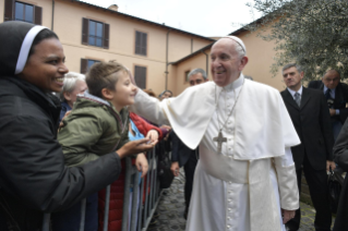 2-Visita del Santo Padre a la Ciudadela de la Caridad con ocasión del 40 aniversario de la Cáritas diocesana de Roma
