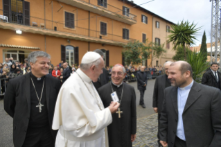 6-Visita del Santo Padre a la Ciudadela de la Caridad con ocasión del 40 aniversario de la Cáritas diocesana de Roma