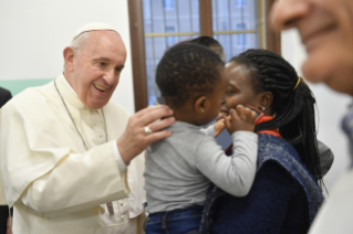8-Visita del Santo Padre a la Ciudadela de la Caridad con ocasión del 40 aniversario de la Cáritas diocesana de Roma