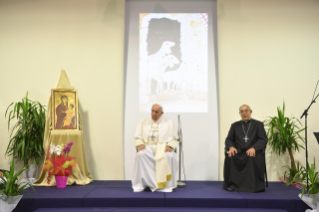 14-Visita del Santo Padre a la Ciudadela de la Caridad con ocasión del 40 aniversario de la Cáritas diocesana de Roma