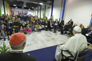 13-Visita del Santo Padre alla Cittadella della Carità in occasione del 40° della Caritas diocesana di Roma