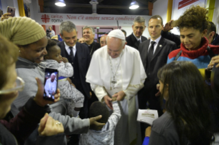 15-Visita del Santo Padre a la Ciudadela de la Caridad con ocasión del 40 aniversario de la Cáritas diocesana de Roma
