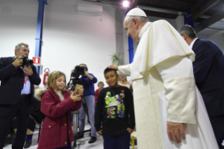 16-Visita del Santo Padre a la Ciudadela de la Caridad con ocasión del 40 aniversario de la Cáritas diocesana de Roma