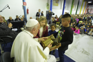 28-Visita del Santo Padre a la Ciudadela de la Caridad con ocasión del 40 aniversario de la Cáritas diocesana de Roma