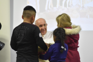 25-Visita del Santo Padre a la Ciudadela de la Caridad con ocasión del 40 aniversario de la Cáritas diocesana de Roma