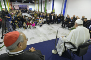 26-Visita del Santo Padre a la Ciudadela de la Caridad con ocasión del 40 aniversario de la Cáritas diocesana de Roma