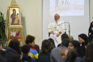 24-Visita del Santo Padre a la Ciudadela de la Caridad con ocasión del 40 aniversario de la Cáritas diocesana de Roma