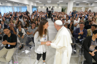 25-Visita del Santo Padre alla Cittadella Cielo della “Comunità Nuovi Orizzonti” di Frosinone