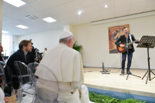 22-Visita do Santo Padre &#xe0; 'Cittadella Cielo' da Comunidade Novos Horizontes de Frosinone 