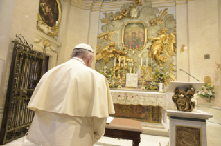 15-Pilgrimage of the Holy Father to the Shrine of Our Lady of Divine Love for the beginning of the Marian Month