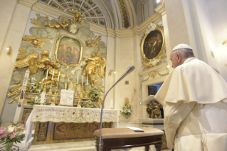 14-Pilgrimage of the Holy Father to the Shrine of Our Lady of Divine Love for the beginning of the Marian Month