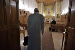5-Beginn der Geistlichen Exerzitien für die Römische Kurie
