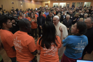 3-Encontro do Santo Padre com jovens e idosos