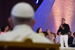 20-Incontro dei giovani con Papa Francesco e i Padri Sinodali in occasione della XV Assemblea Generale Ordinaria del Sinodo dei Vescovi