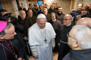 8-Visita del Santo Padre al Santuario Franciscano de Greccio