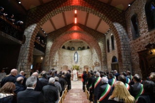 18-Visita del Santo Padre al Santuario Franciscano de Greccio