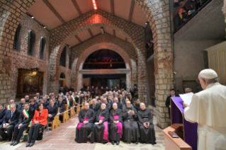 20-Visite du Pape François à Greccio : Célébration de la Parole et signature de la Lettre sur la Crèche.