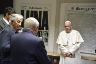 2-Visite du Saint-Père au siège du quotidien romain « Il Messaggero »