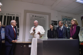 6-Visite du Saint-Père au siège du quotidien romain « Il Messaggero »