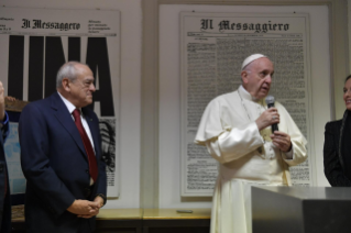7-Visite du Saint-Père au siège du quotidien romain « Il Messaggero »
