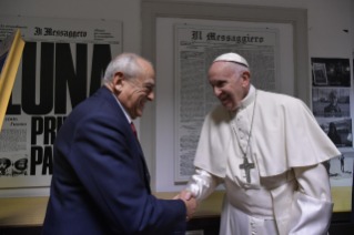 11-Visite du Saint-Père au siège du quotidien romain « Il Messaggero »
